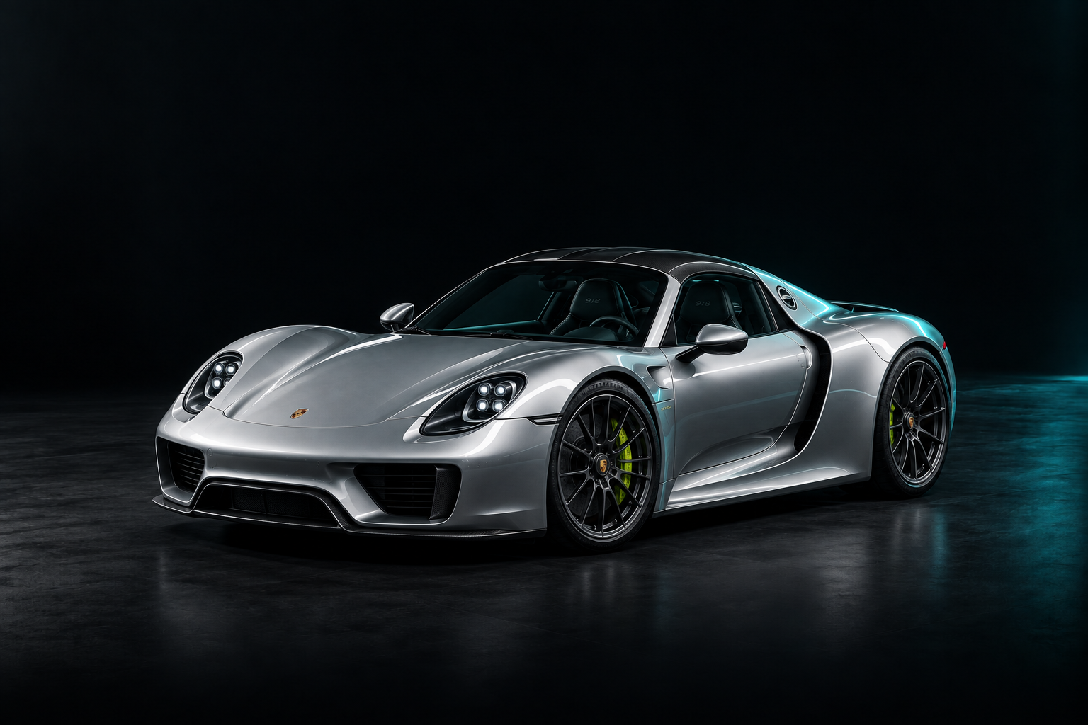 Silver Porsche — original VZN Elite A5 catalogue artwork